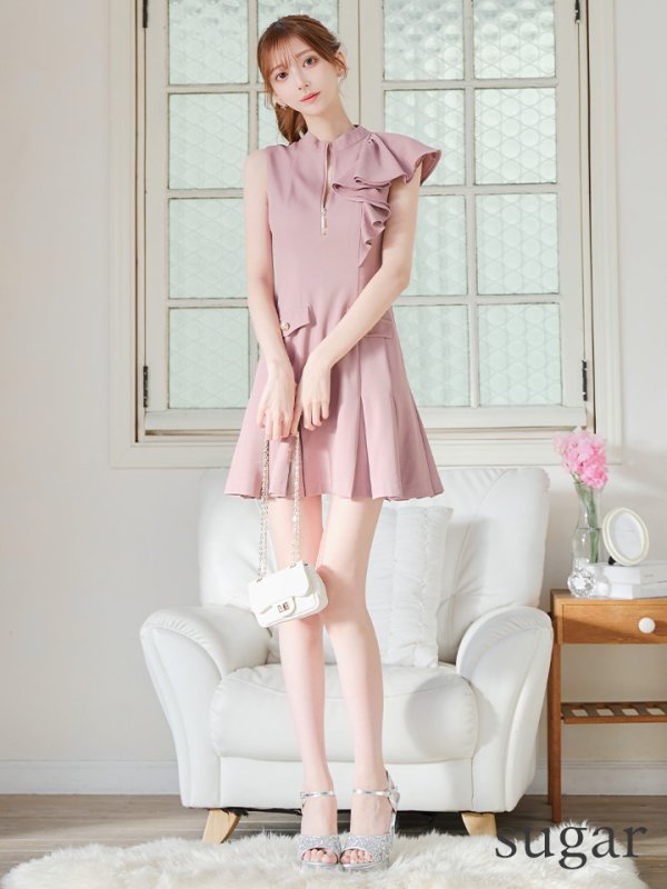 ピンク モデル:あすか 身長:170cm 着用サイズ:Sサイズ