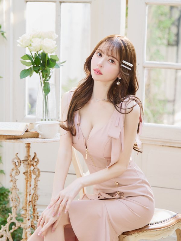 ピンク モデル:ゆめ 身長:160cm 着用サイズ:Sサイズ