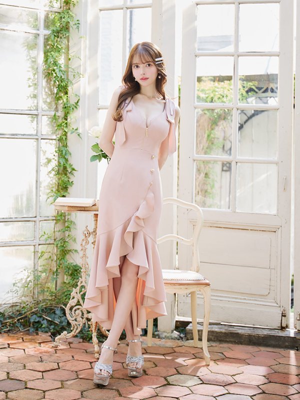 ピンク モデル:ゆめ 身長:160cm 着用サイズ:Sサイズ