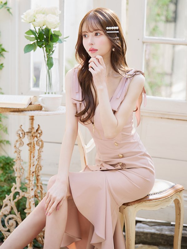 ピンク モデル:ゆめ 身長:160cm 着用サイズ:Sサイズ