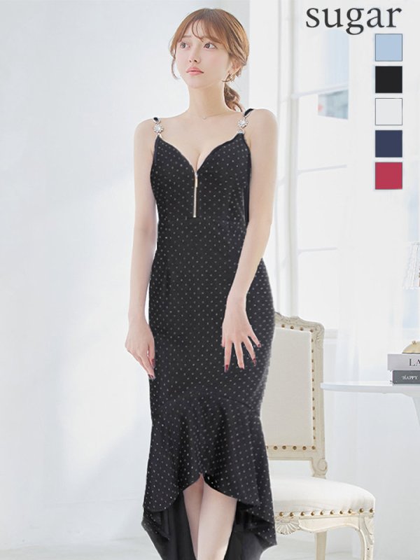 ブラックモデル：羽澄まり　身長：158cm　着用サイズ：Sサイズ