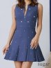 インディゴ モデル：如月れい　身長：156cm　着用サイズ：Sサイズ