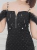 ブラック モデル：明日花キララ　身長：162cm 着用サイズ：Sサイズ