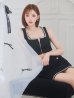 ブラック　モデル：明日花キララ　身長162cm　着用サイズ：Sサイズ