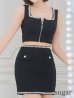ブラック　モデル：明日花キララ　身長162cm　着用サイズ：Sサイズ