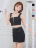 ブラック　モデル：明日花キララ　身長162cm　着用サイズ：Sサイズ