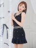 ブラック　モデル：明日花キララ　身長：162cm 着用サイズ：Sサイズ