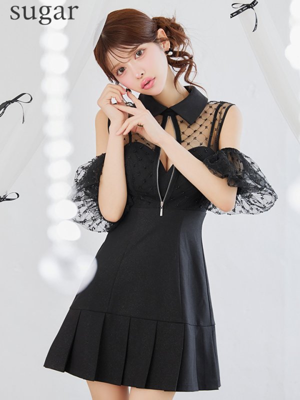 ブラック　モデル：まりん　身長：164cm　着用サイズ：Sサイズ