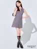 グレー　モデル：明日花キララ　身長162cm　着用サイズ：Sサイズ