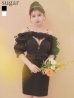 ブラック モデル：ももか　身長：156cm　着用サイズ：Sサイズ
