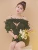 ブラック モデル：ももか　身長：156cm　着用サイズ：Sサイズ