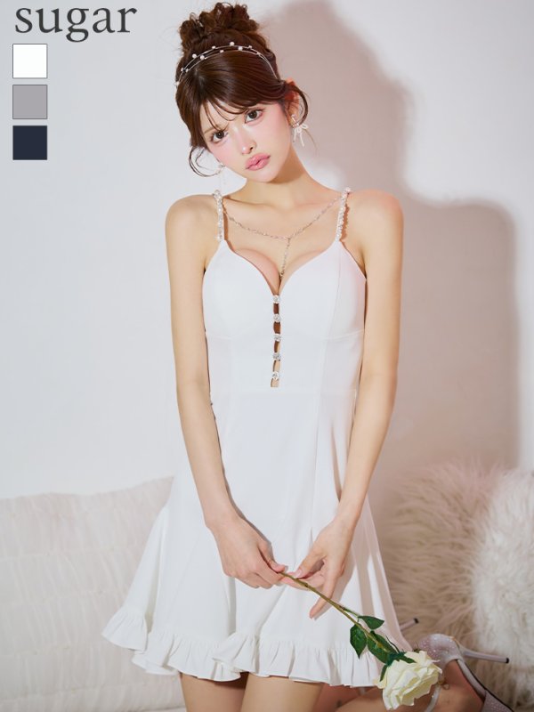 ホワイト モデル：まりん　身長：164cm　着用サイズ：Sサイズ