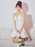 ホワイト モデル：まりん　身長：164cm　着用サイズ：Sサイズ