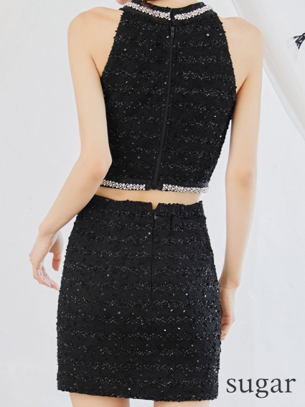 ブラック モデル:まりん 身長:164cm 着用サイズ:Sサイズ