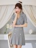 グレー モデル：まりん　身長：164cm　着用サイズ：Sサイズ