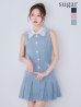 ブルー モデル：ゆめ　身長：160cm　着用サイズ：Sサイズ