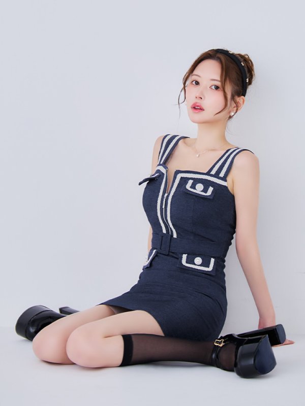 インディゴ モデル：ゆめ　身長：160cm　着用サイズ：Sサイズ