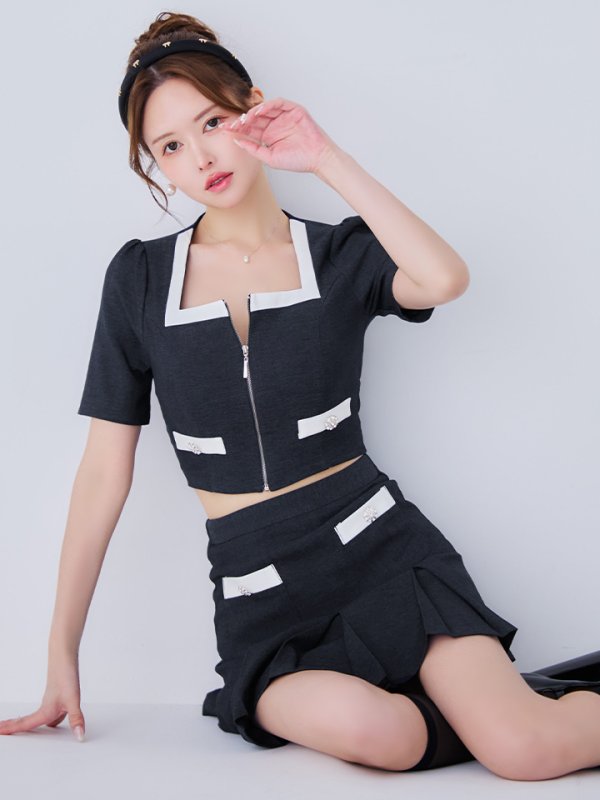 インディゴ モデル：ゆめ　身長：160cm　着用サイズ：Sサイズ