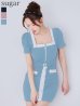 ブルー モデル：ゆめ　身長：160cm　着用サイズ：Sサイズ