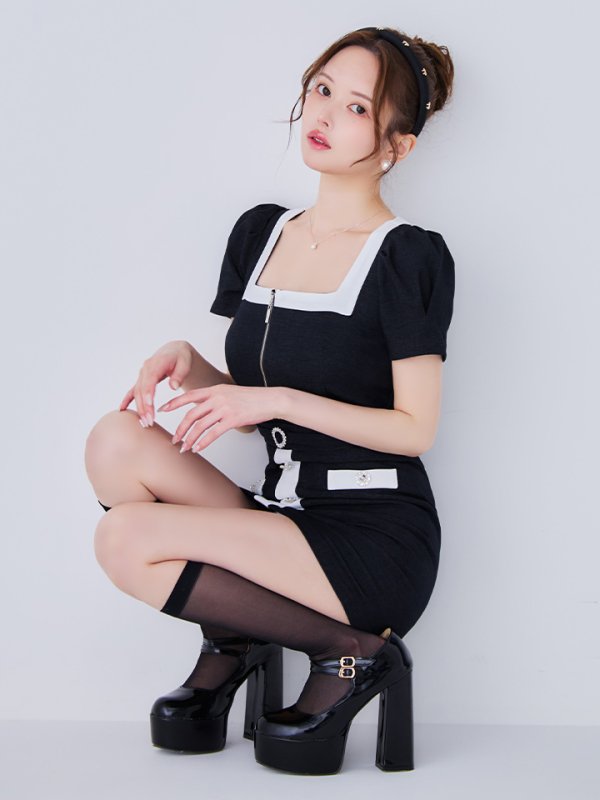 インディゴ モデル：ゆめ　身長：160cm　着用サイズ：Sサイズ