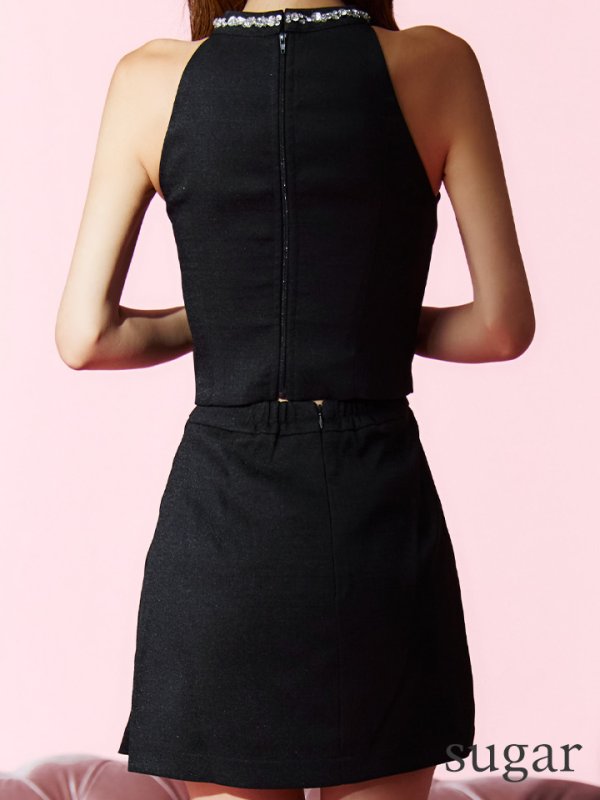 ブラック モデル:まりん 身長:164cm 着用サイズ:Sサイズ