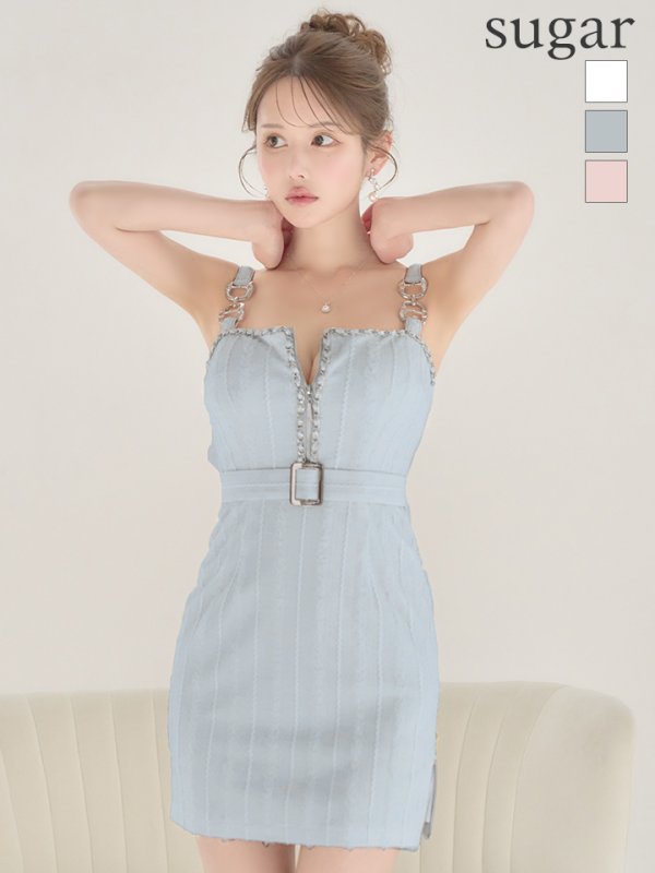 ブルー モデル：ゆめ　身長：160cm　着用サイズ：Sサイズ