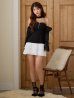 ブラック モデル：まりん　身長：164cm　着用サイズ：Sサイズ