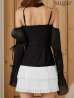 ブラック モデル：まりん　身長：164cm　着用サイズ：Sサイズ