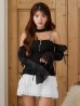 ブラック モデル：まりん　身長：164cm　着用サイズ：Sサイズ