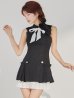 ブラックxホワイト　モデル：まりん　身長：164cm　着用サイズ：Sサイズ