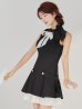 ブラックxホワイト　モデル：まりん　身長：164cm　着用サイズ：Sサイズ
