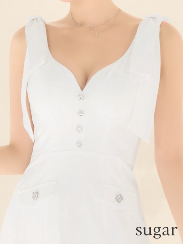 ホワイト モデル：ゆめ　身長：160cm　着用サイズ：Sサイズ