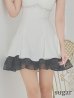 ホワイト モデル：三上悠亜　身長：159cm　着用サイズ：Sサイズ
