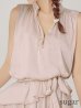 ピンクxベージュ モデル：まりん　身長：164cm　着用サイズ：Sサイズ