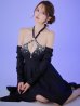 ブラック モデル：ゆめ　身長：160cm　着用サイズ：Sサイズ