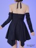 ブラック モデル：ゆめ　身長：160cm　着用サイズ：Sサイズ