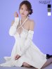 ホワイト モデル：ゆめ　身長：160cm　着用サイズ：Sサイズ