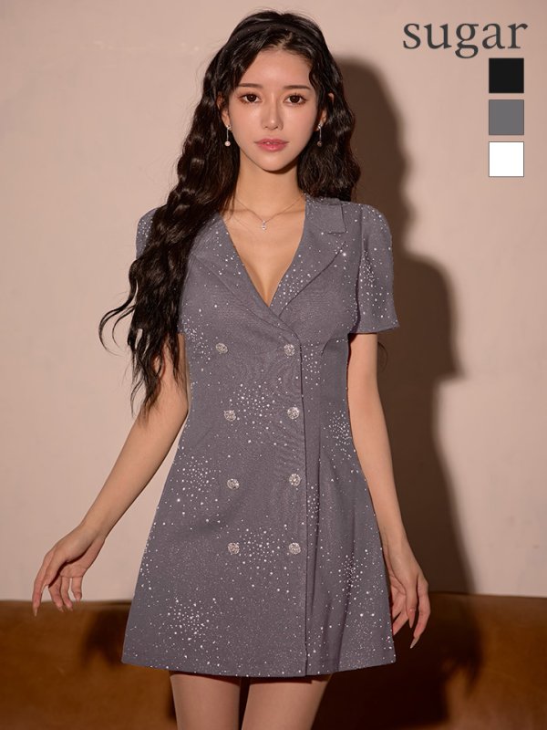 グレー　モデル：ゆりお　身長：165cm　着用サイズ：Sサイズ