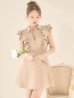 ベージュ モデル：ゆめ　身長：160cm　着用サイズ：Sサイズ