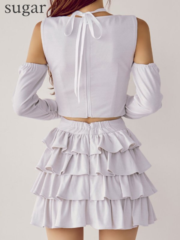 グレージュ　モデル：まりん　身長：163cm　着用サイズ：Sサイズ