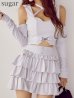 グレージュ　モデル：まりん　身長：163cm　着用サイズ：Sサイズ