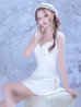 ホワイト　モデル：れみれみ　身長：163cm　着用サイズ：Sサイズ
