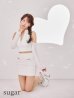 ホワイト　モデル：三上悠亜　身長：159cm　着用サイズ：Sサイズ