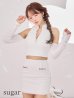 ホワイト　モデル：三上悠亜　身長：159cm　着用サイズ：Sサイズ