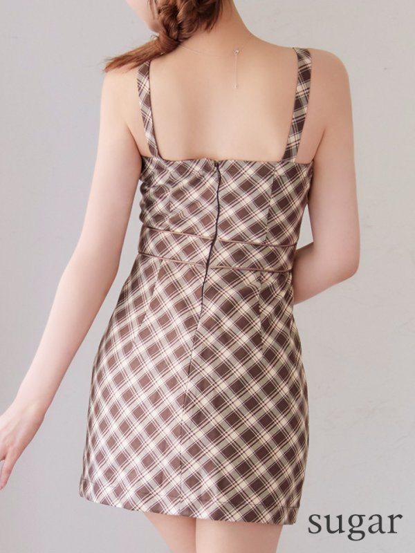 ブラウン モデル：れみ　身長：163cm　着用サイズ：Sサイズ