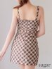 ブラウン モデル：れみ　身長：163cm　着用サイズ：Sサイズ