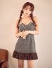 ブラウン　モデル：三上悠亜　身長：159cm　着用サイズ：Sサイズ