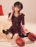 ワインレッド　モデル：まみ　身長：160cm　着用サイズ：Sサイズ