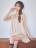 シャンパンゴールド　モデル：るりぴ 身長：165cm 着用サイズ：Sサイズ