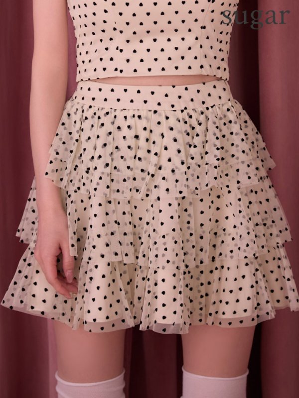 ベージュ　モデル：ゆめ　身長：160cm　着用サイズ：Sサイズ